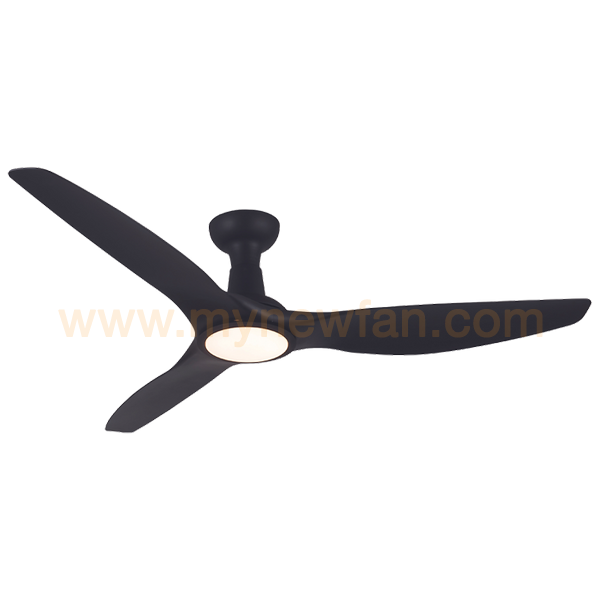 Bestar Sleek frosted black ceiling fan